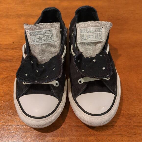 Converse All Star Chuck Taylor Low Double Tongue Sneaker big kids 1 - Picture 4 of 9